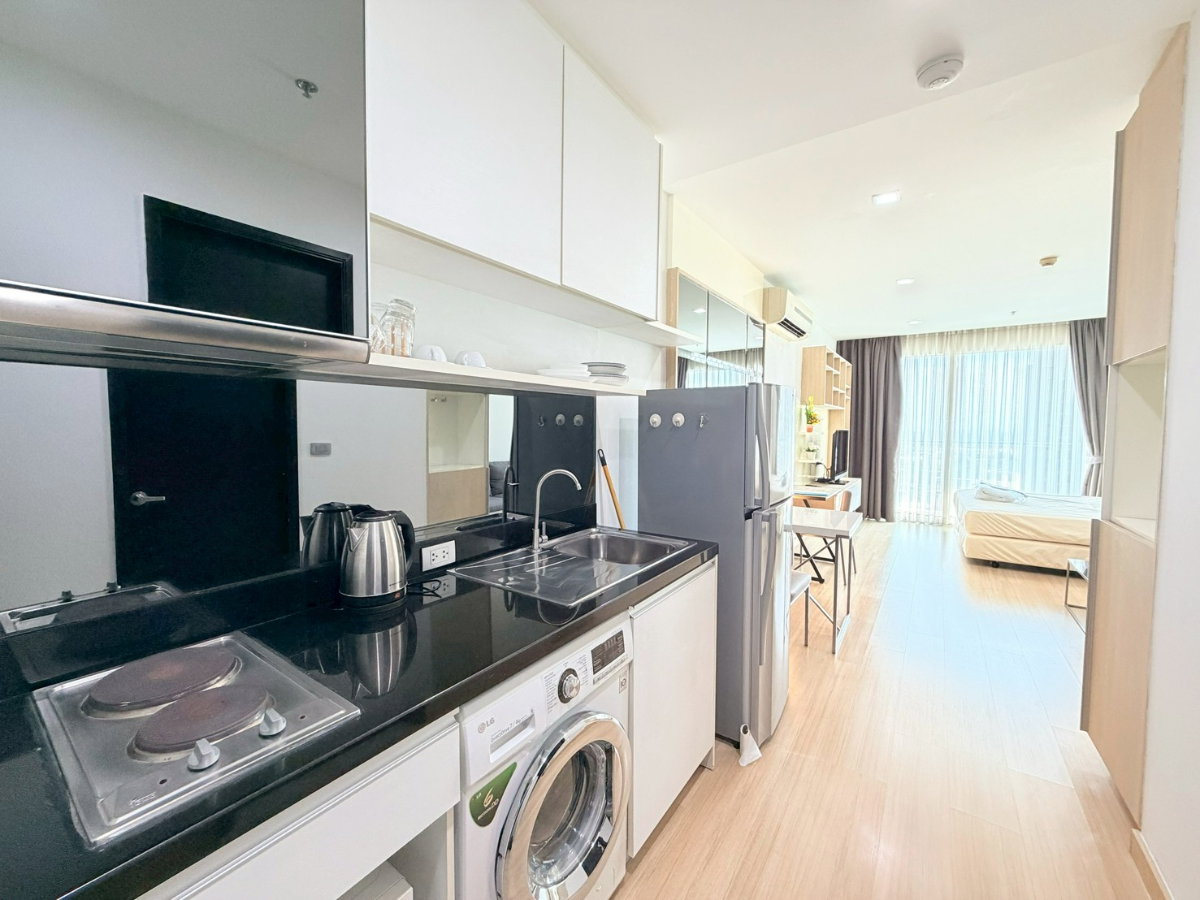 รูป ให้เช่า คอนโดใจกลางเมือง ใกล้ BTS พระโขนง | Sky Walk Residence | ตกแต่งพร้อมเข้าอยู่ ใกล้ Emporium และ ทางด่วน 2 สาย - รูปที่ 9/10