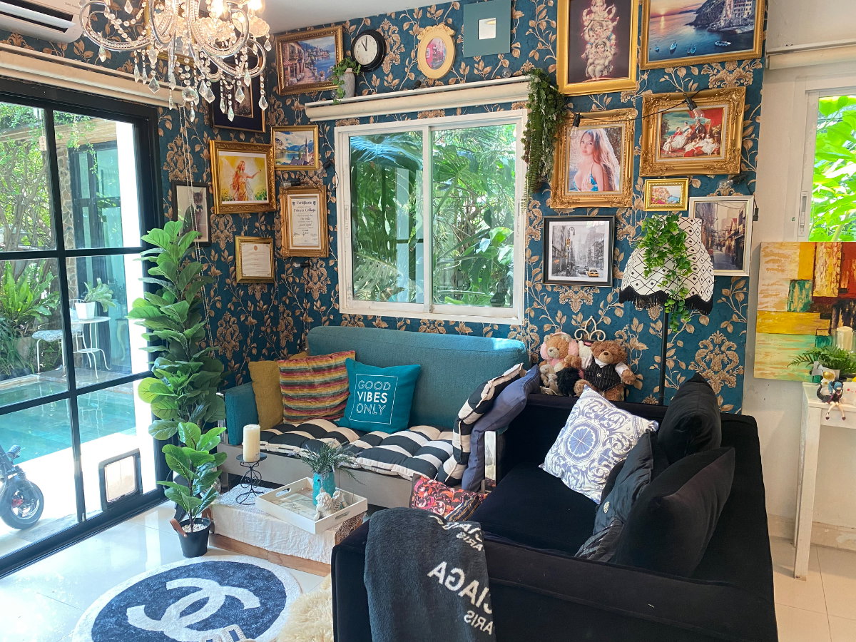 รูป ขายบ้านกลางเมือง มีฟิตเนส สตูดิโอเต้น สระว่ายน้ำ เฟอร์นิเจอร์ครบ หิ้วกระเป๋าเข้าอยู่ได้เลย - รูปที่ 13/14