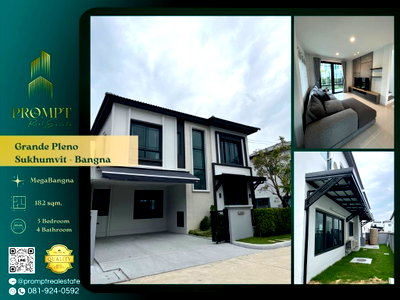 บ้านเดี่ยวให้เช่า : GH01318 - Grande Pleno Sukhumvit - Bangna  : MegaBangna