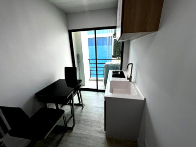 Condos for rent Central Plaza Salaya  : 🏢✨ For rent V Condo Salaya, 8th floor, Building V3, beautiful room, ready to move in, near Mahidol University, Salaya ✨🏢