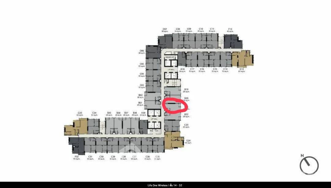 picture 1-BR Condo at Life One Wireless near BTS Phloen Chit (ID 2802941) - 2/15