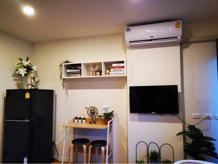 รูป ห้องพร้อมอยู่ ตึกA ชั้น 5 เฟอร์ฯครบ,เครื่องใช้ไฟฟ้าครบ  - รูปที่ 6/7