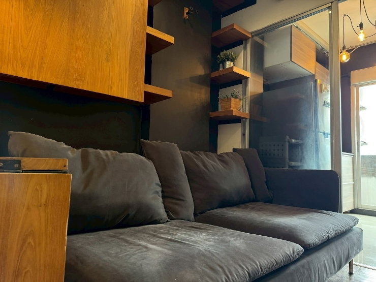 รูป NTC Home ให้เช่า คอนโด ฟ้าโดม Fah Dome ใกล้ม.ธรรมศาสตร์ ตึกB ชั้น6 วิวสระ (9,800/ด) 35 ตรม. ห้องบิ้วอิน แอร์ 2 ตัว มีเครื่องซักผ้า - รูปที่ 9/17