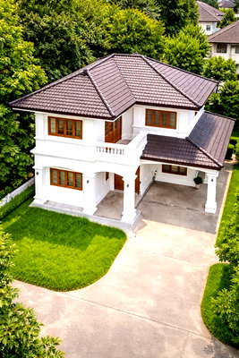 เช่าบ้านเดี่ยว ถนนแจ้งวัฒนะ : ใกล้MRTเลี่ยงเมืองปากเกร็ด 200 ม. คฤหาสน์ พร้อมเฟอร์ฯ ฟังก์ชัน 4 นอน 4 น้ำ ปตท.แจ้งวัฒนะ-ปากเกร็ด 100ตร.ว. รร.สวนกุหลาบวิทยาลัยฯ 600 ม.