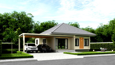 Houses for sale Aranya Prathet Train Station : House for sale at a special price of 2.59 million baht, before price adjustment.