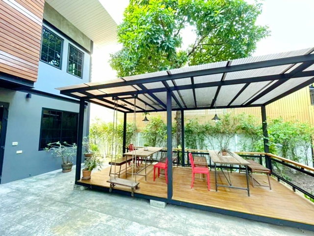 รูป MRTบางรักน้อย-ท่าอิฐ 600 ม. คอมมูนิตี้ลี้ลับ 1ไร่ ให้เช่า สไตล์โมเดิร์นลอฟท์ 5ห้องใหญ่ 3 น้ำ 1600ตร.ม. พร้อมสวนร่มรื่น เฟอร์ฯครบ - รูปที่ 3/8