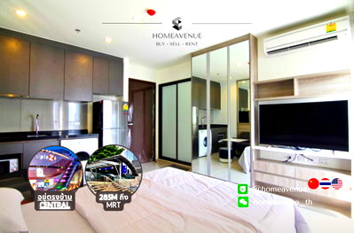 Condos for rent : ✨ 1-Bedroom (Studio) 🚇 Near MRT Rama 9💥📲 Line: @homeavenue ⭐HA-1615