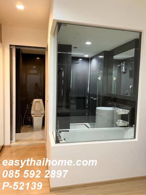 รูป P-52139 — ให้เช่าคอนโด ชั้น 12 Rhythm Sukhumvit 50 รูปแบบ 1 ห้องนอน วิวเมือง ใกล้ BTS อ่อนนุช 085-592-2897 Line: @easythaihome - รูปที่ 3/9