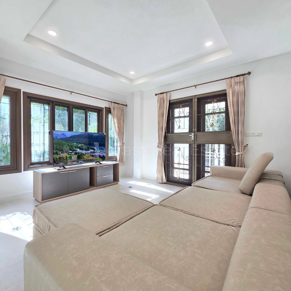 รูป 🏡 ให้เช่าบ้านเดี่ยวหลังมุม เศรษฐสิริ สนามบินน้ำ 🌳 Line: @steadfastre - รูปที่ 2/11
