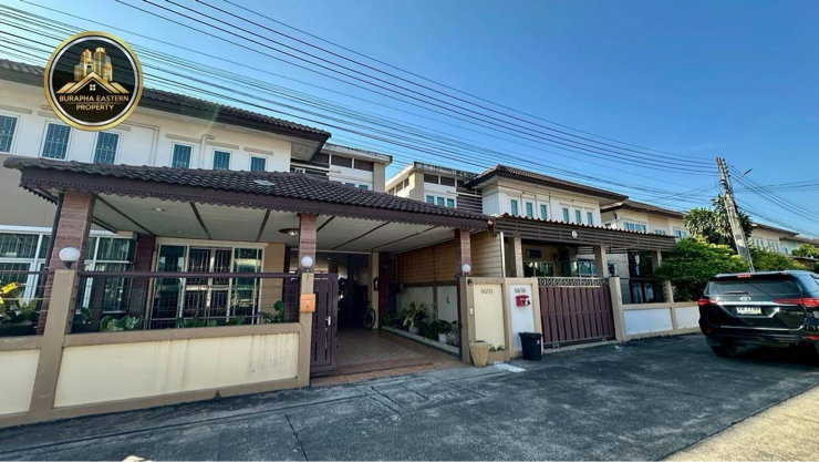 picture Urgent sale! Mangmee Srisuk Village, corner unit, Sriracha District, Chonburi Province. - 2/9