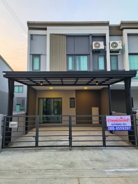 🏡 Townhome for rent with full furniture | [Grand Pleno Project Phahon-Vibhavadi/near Future Park Rangsit] | Parking | Ready to move in