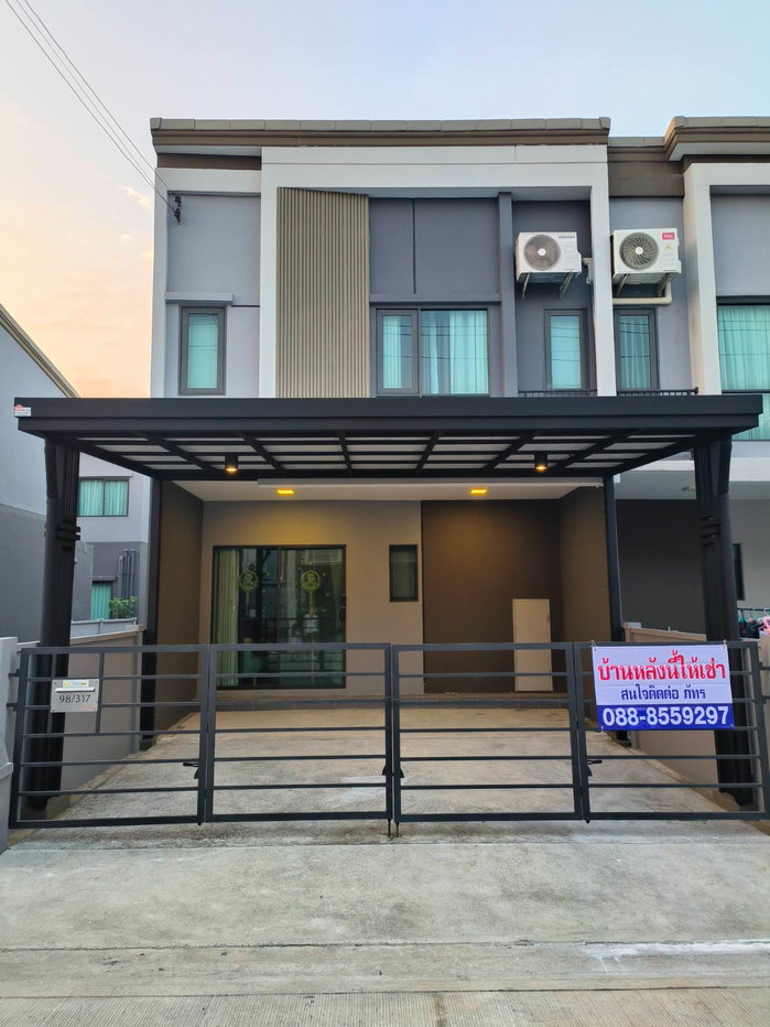 รูป 🏡 ให้เช่าทาวน์โฮมพร้อมเฟอร์นิเจอร์ครบ | [โครงการแกรนด์พลีโน่ พหลฯ-วิภาวดี/ใกล้ฟิวเจอร์พาร์ครังสิต] | ที่จอดรถ | พร้อมเข้าอยู่ - รูปที่ 1/23