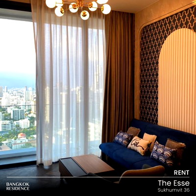 Condos for rent : Rental Condo ⭐ The Esse Sukhumvit 36, 2BR 73.50 sqm 85K 💎 Luxury Unit, Prime Location, Close BTS Thong Lo 