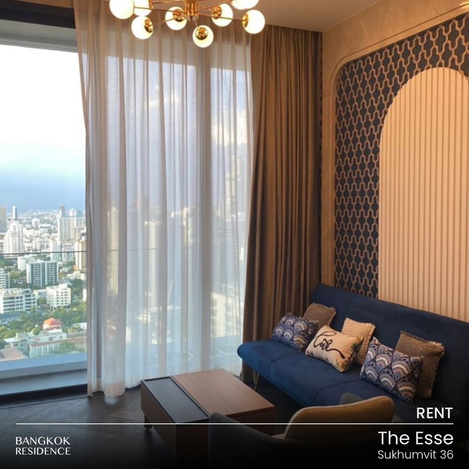 รูป เช่าคอนโด ⭐ The Esse Sukhumvit 36 2นอน 73.50ตร.ม. 85k ยูนิตหรู ทำเลดี 💎 ติด BTS ทองหล่อ - รูปที่ 1/6