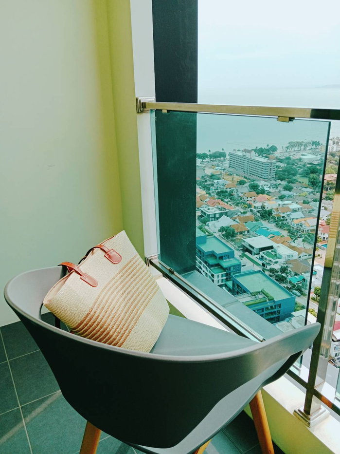รูป Accept short term lease ดุสิต แกรนด์ คอนโด วิว ตรงข้ามทะเลจอมเทียน พร้อมอยู่ ห้องชั้นสูง วิวดี เงียบ โทร 089-6620022 - รูปที่ 6/16