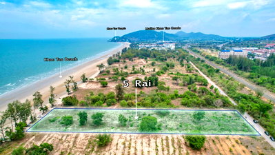 Land for sale Hua Hin Prachaubkirikhan : HUB-557❤️Land near the sea at Prachuap Khiri Khan price 100,000,000 baht // 0859416915 //