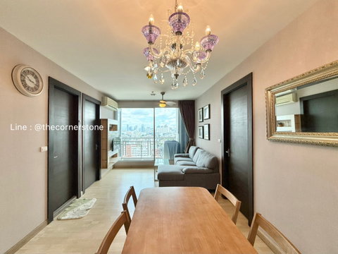 Ready to move in❗️"𝐑𝐡𝐲𝐭𝐡𝐦 𝐑𝐚𝐭𝐜𝐡𝐝𝐚"  2 Bed 2 Bath Size 73 Sq.m. Near MRT- Ratchadapisek