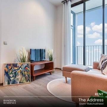 เช่าคอนโด 🎯 The Address Siam-Ratchathewi 1นอน 35ตรม 30K 💎 ห้องสวย แต่งครบ ราคาดี ใกล้ BTS ราชเทวี  