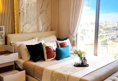 Condos for rent : P-52143 — For Rent: The Room Phayathai Condo 26th Floor 1 Bed City View Near BTS Phayathai. 085-592-2897 Line: @easythaihome