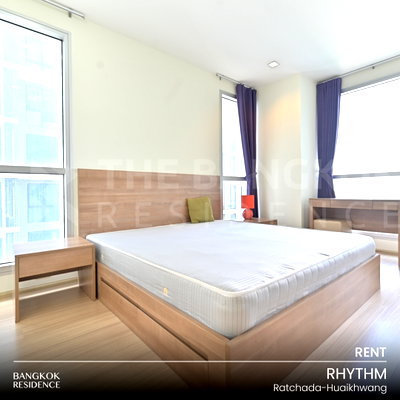 คอนโดให้เช่า : เช่าคอนโด 🚀 RHYTHM Ratchada-Huaikhwang 2นอน 65ตรม 30k ☄️ ยูนิตสวย ว่าง ใกล้ MRT ห้วยขวาง 