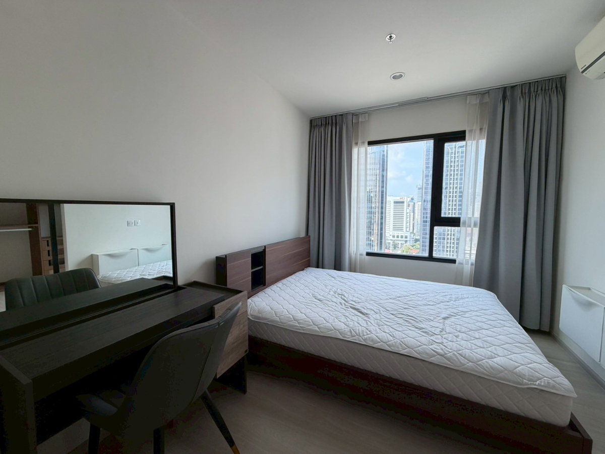 รูป 🌳 ให้เช่าคอนโด Life Asoke ขนาด 35 ตรม. 1 นอน Plus ฝั่ง South นัดดูห้องที่ 0993529495 - รูปที่ 5/9