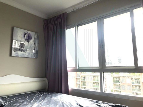 🚩 For Rent Condo LUMPINI PLACE RAMA IX - RATCHADA Building D, Floor 9,1 bed room, Room size 34.00 sqm