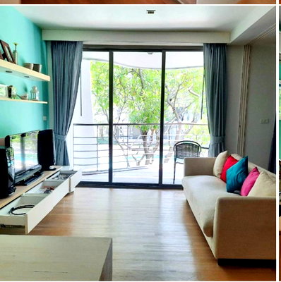 ขายคอนโด : ขายคอนโดติดทะเล บ้านแสนคราม หัวหิน-ชะอำ 53.12 ตร.ม. ชั้น 2 วิวสวน สระว่ายน้ำ เฟอร์ครบ พร้อมอยู่ ใกล้เชอราตัน
