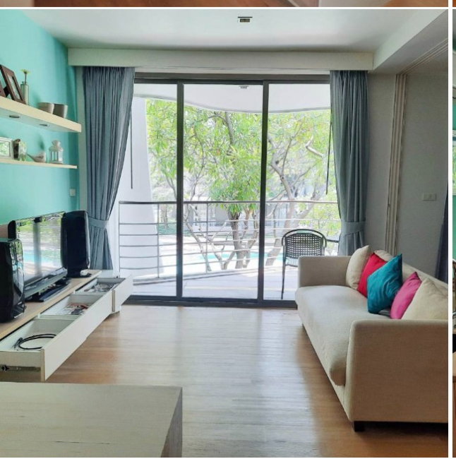 รูป ขายคอนโดติดทะเล บ้านแสนคราม หัวหิน-ชะอำ 53.12 ตร.ม. ชั้น 2 วิวสวน สระว่ายน้ำ เฟอร์ครบ พร้อมอยู่ ใกล้เชอราตัน - รูปที่ 1/10