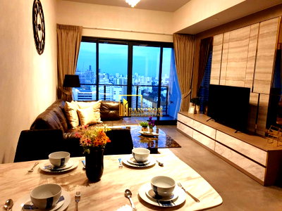 คอนโดให้เช่า : The Lofts Asoke | Stylish 2 Bedroom Condo Near MRT - BR19125CD