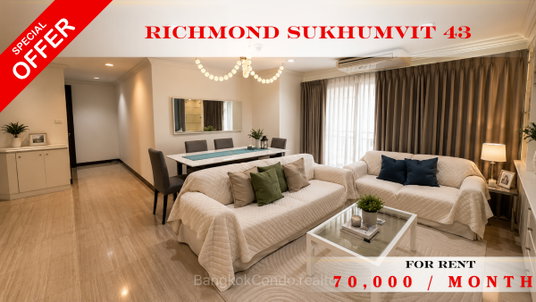 รูปภาพ 🌹🚆 Exclusive Unit For Rent 📌 Richmond Palace (Line: @rent2022) | Near BTS Phrom Phong ✨ Exclusive Unit | Ready to Move In! ✨ 📌 Code: A06727