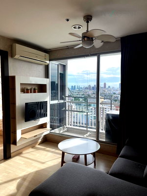 Condos for rent : 🔺 For Rent Condo RHYTHM  RATCHADA Building A, Floor 15,2 bed room, Room size 74.00 sqm