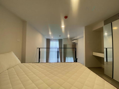 🔺 For Rent Condo ORIGIN PLUG & PLAY RAMKHAMHAENG TRIPLE STATION Building 1, Floor 18,Duplex, Room size 34 sqm