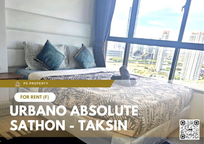 Condos for rent : For Rent 📍 Urbano Absolute Sathon - Taksin 📍 Fully furnished with appliances. Near BTS Krung Thon Buri.