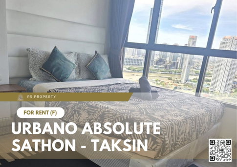 For Rent 📍 Urbano Absolute Sathon - Taksin 📍 Fully furnished with appliances. Near BTS Krung Thon Buri.