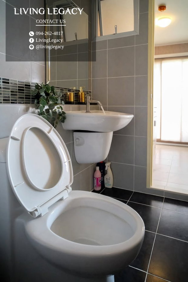 รูป เช่าด่วน SOGLO3 | Dcondo Ramkhamhaeng 64 30 ตร.ม. ชั้น 7 | พร้อมเฟอร์นิเจอร์ 8,500 บาท/เดือน - รูปที่ 6/7