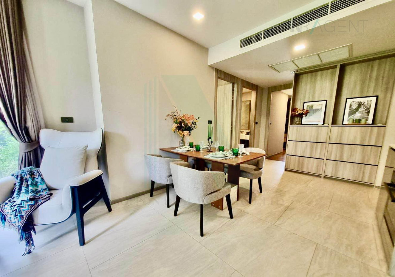 รูป 🎉 ให้เช่าคอนโด ฟินน์ สุขุมวิท 31 อาคาร 1 ชั้น 3 2 ห้องนอน ขนาด 70 ตรม ใกล้ EmQuartier - รูปที่ 7/8
