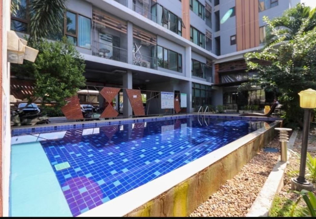 รูป ให้เช่า คอนโดห้องสวย 32 ตรม. 1 นอน 1 น้ำ ชั้น 5 วิวดอย เฟอร์ครบ สระว่ายน้ำ ฟิตเนส ใกล้เมือง ย่านช้างคลาน  เพียง 9,000 บาท - รูปที่ 10/10