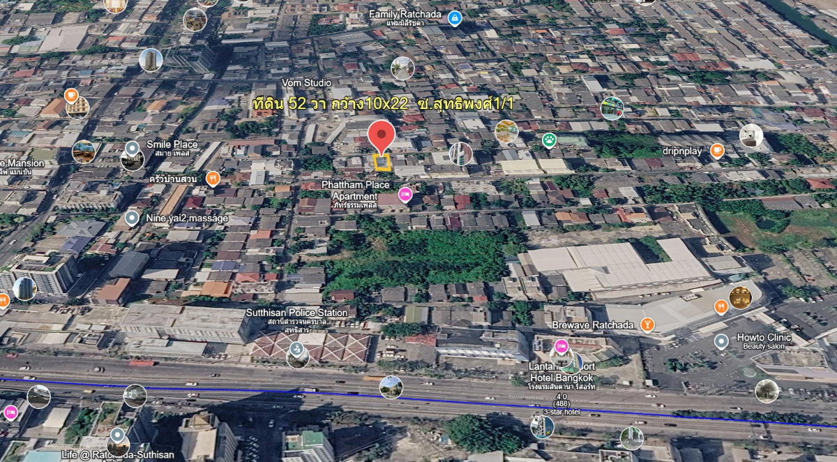 รูป ขายที่ดินพรีเมียม 52 ตร.ว. สุทธิสาร ซอยสุทธิพงษ์ 1/1 ผังสีน้ำตาล ย.9-6 - รูปที่ 5/6