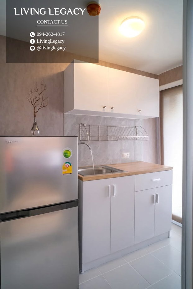 รูป เช่าด่วน SOGLO3 | Dcondo Ramkhamhaeng 64 30 ตร.ม. ชั้น 7 | พร้อมเฟอร์นิเจอร์ 8,500 บาท/เดือน - รูปที่ 5/7