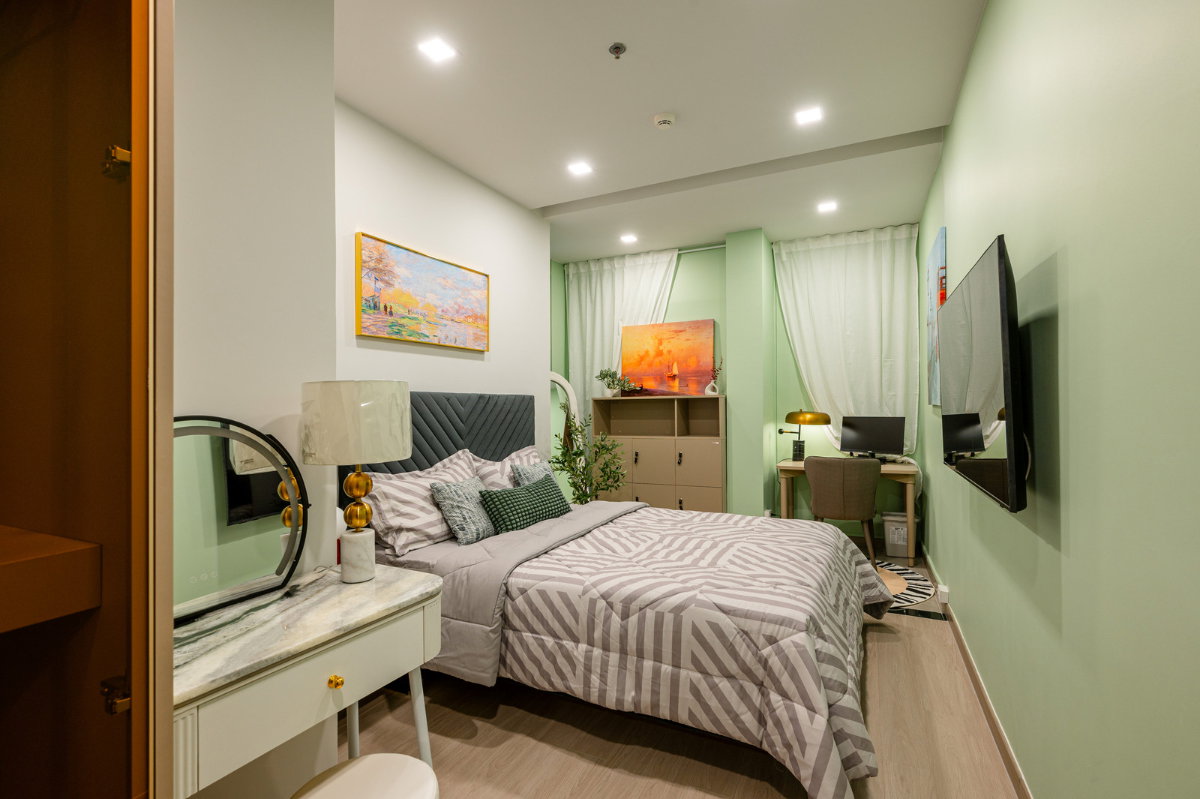 รูป 🔥 Rare Luxury Unit! ปล่อยเช่าห้องหรูใจกลาง New CBD ✨ One9Five Asoke - Rama 9 2 ห้องนอน 2 ห้องน้ำ ขนาด 74 ตร.ม. - รูปที่ 4/15