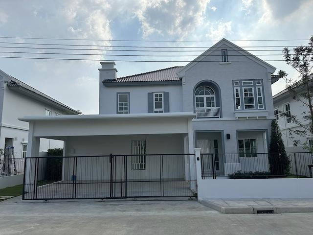รูป MHR149 บ้านใหม่ติดคลับเฮาส์  หันทิศเหนือ เช่าบ้านเดี่ยวหรู Villaggio 3 ศรีนครินทร์-บางนา 75 ตร.ว. เฟอร์ครบพร้อมอยู่ - รูปที่ 1/12
