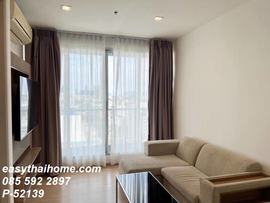 รูป P-52139 — ให้เช่าคอนโด ชั้น 12 Rhythm Sukhumvit 50 รูปแบบ 1 ห้องนอน วิวเมือง ใกล้ BTS อ่อนนุช 085-592-2897 Line: @easythaihome - รูปที่ 5/9