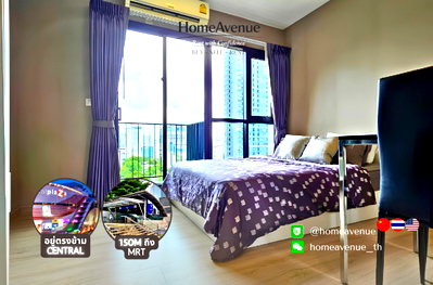 Condos for rent : ✨ 1-Bedroom (Studio) 🚇 Near MRT Rama 9💥📲 Line: @homeavenue ⭐HA-756