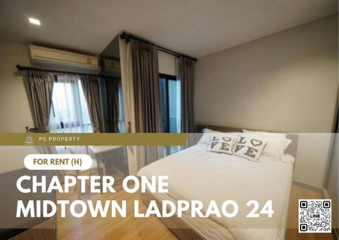 ให้เช่า 🔥 Chapter One Midtown Ladprao 24 🔥 เฟอร์นิเจอร์ และ เครื่องใช้ไฟฟ้าครบ ใกล้ MRT ลาดพร้าว