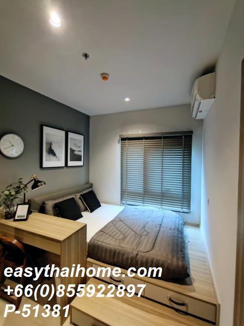 รูป P-51381 — เช่าคอนโดราคาถูก ห้องสวย ชั้น 12A Altitude Unicorn Sathorn - Tha Phra 1 นอน 1 น้ำ วิวสวน ใกล้ BTS ตลาดพลู 085-592-2897 Line: @easythaihome - รูปที่ 6/7