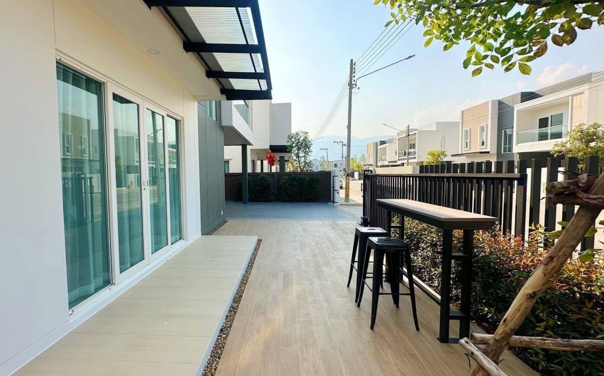 รูป R-095 🏡 บ้านเช่าเชียงใหม่สุดหรู | Palm Ville ข่วงสิงห์ อบอุ่นน่าอยู่ ✨ พร้อมเข้าอยู่ บรรยากาศดี เป็นส่วนตัว - รูปที่ 22/30