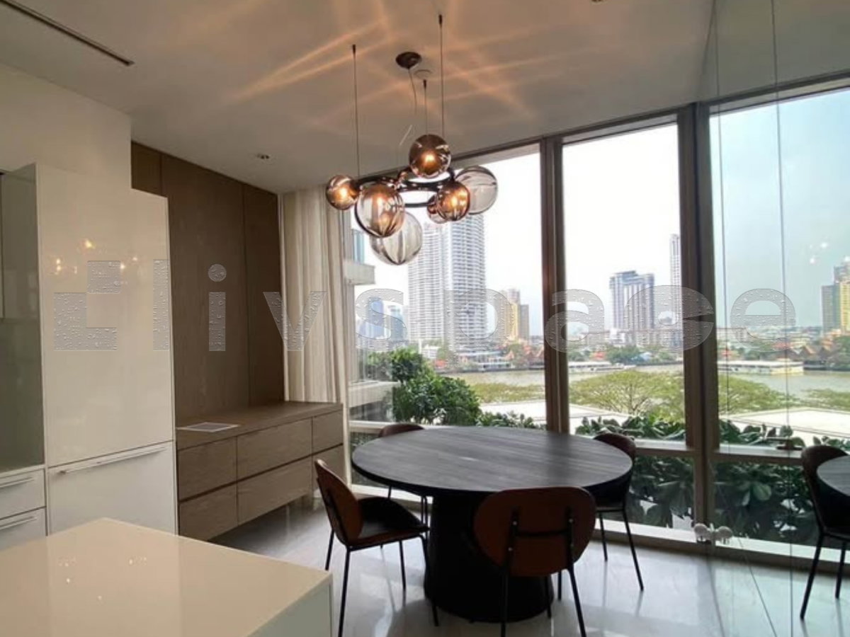 รูป ▚ LJ193ツ ให้เช่า: Four Seasons Private Residences ✨ 2BR 120 ตร.ม. ห้องว่างพร้อมอยู่ วิวแม่น้ำเจ้าพระยาสุดอลังการระดับ Ultra Luxury - รูปที่ 3/6