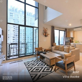 รูปภาพ เช่าคอนโด 🌃 Villa Asoke  1นอน 80ตรม 45K 🔥 Hot! ยูนิตสวยพิเศษ ใกล้ MRT เพชรบุรี  