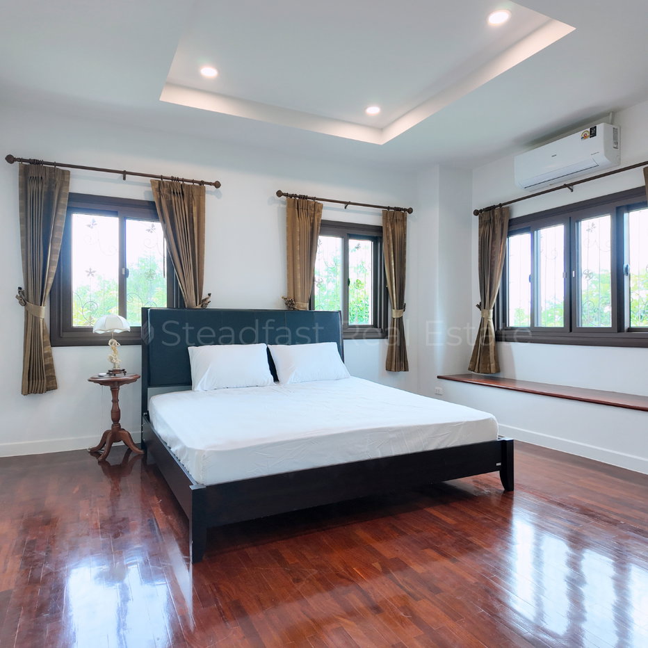 รูป 🏡 ให้เช่าบ้านเดี่ยวหลังมุม เศรษฐสิริ สนามบินน้ำ 🌳 Line: @steadfastre - รูปที่ 4/11