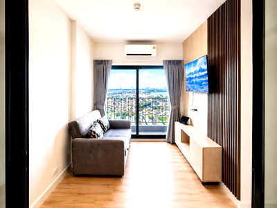 คอนโดให้เช่า : ให้เช่า XIM Condo สุขสวัสดิ์-พระราม 3 | ชั้น 30 วิวแม่น้ำ | 1 ห้องนอน 31 ตร.ม. | เฟอร์ครบ พร้อมอยู่ | 15,500 บาท/เดือน